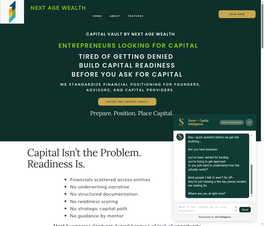 Next Age Wealth with EQAI AI Partner